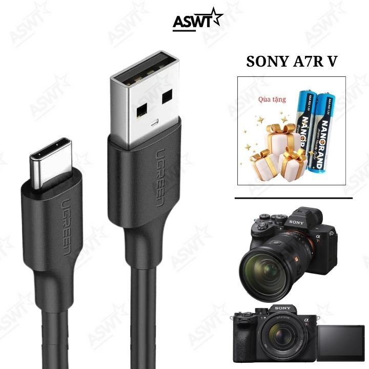 สาย USB ของแท้เชื่อมต่อกล้อง Sony A7R V / A7R กล้อง 5 / A7R5 ยาว 1.5 ม. 2 ม. 3 ม. - FULL VAT