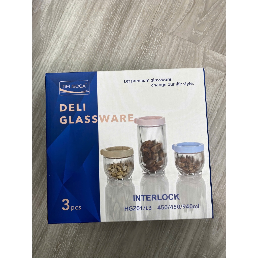 ชุด TT Interlock 3 ชิ้น 450 - 450 - 940ml - DEHGZ01/L3