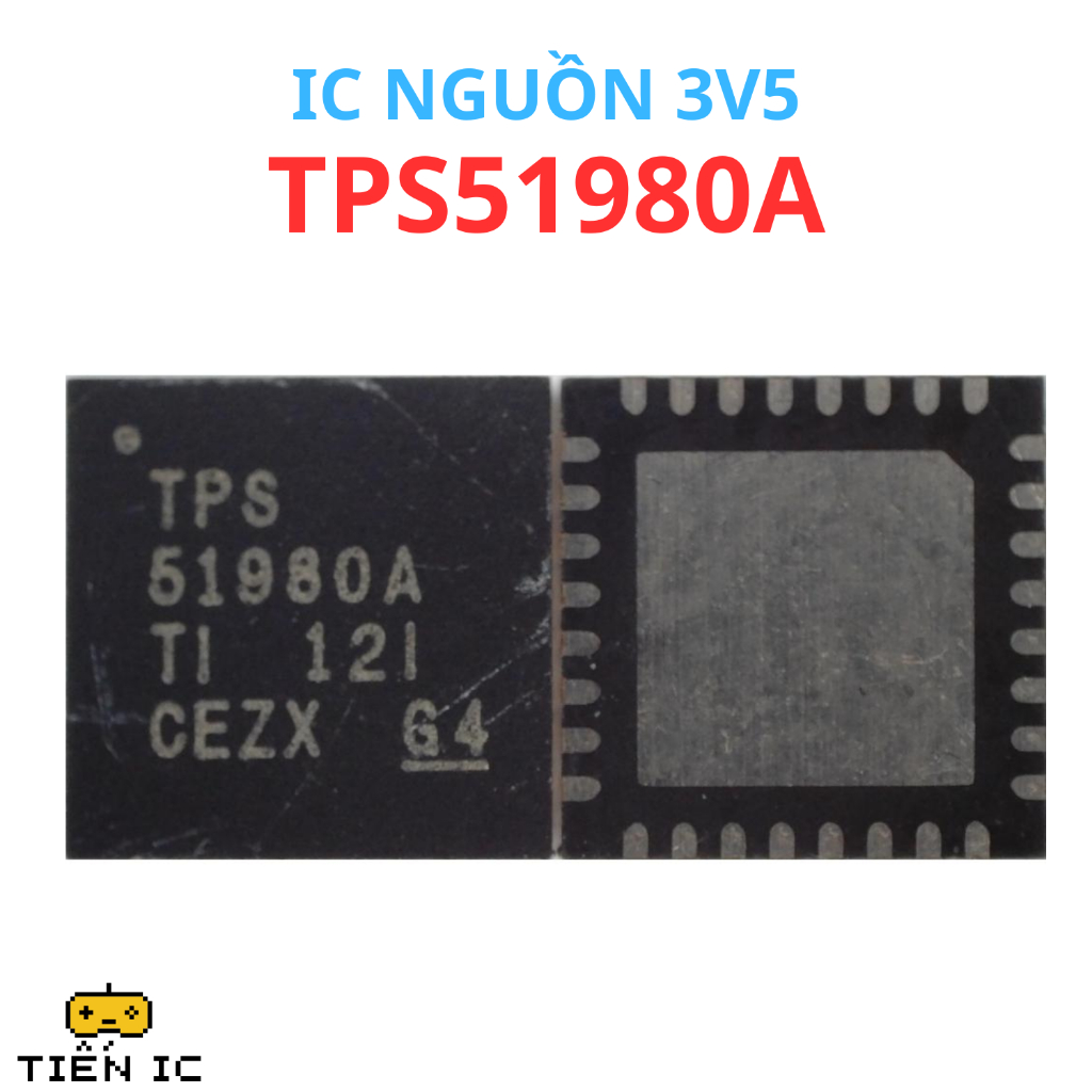 IC TPS51980 TPS51980A 51980 51980A U7501 U7201 3V5 เปลี่ยนแหล่งจ่ายไฟสําหรับเมนบอร์ด - ใหม่ - TIEN I