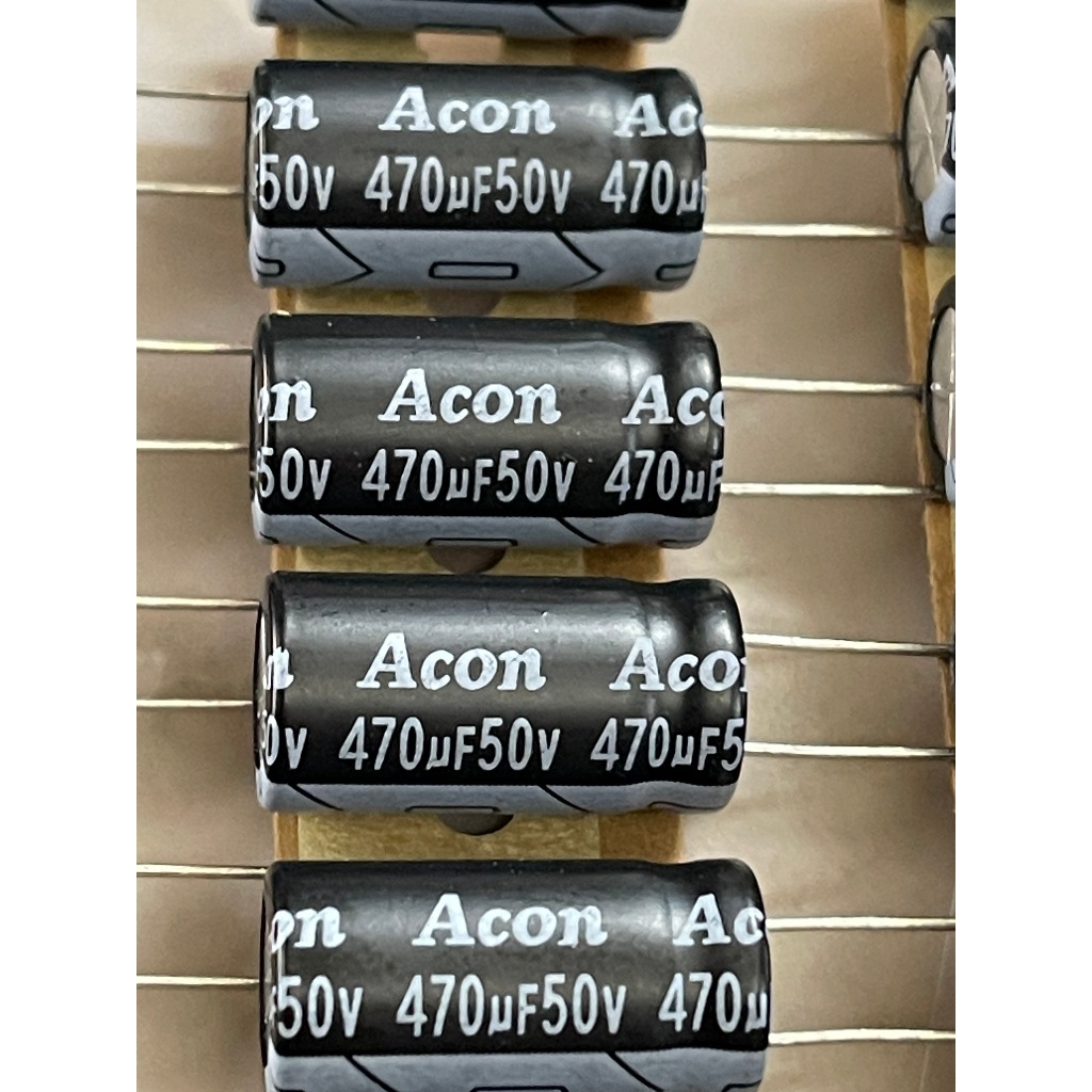 [COMBO ของ 10 CAPACITORS] คาปาซิเตอร์ 470uF/50V ตัวเก็บประจุโพลาไรซ์ 470uf tu50v tu470uf50v