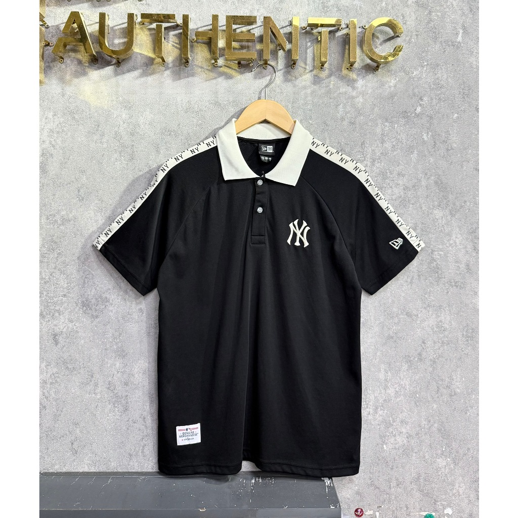 (GENUINE) เสื้อ NY สีดํา ปักไหล่ NY