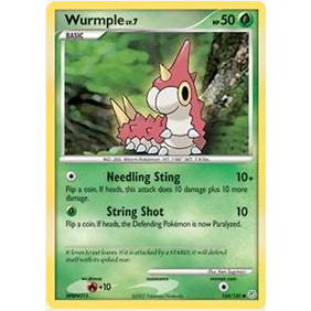 [การ์ดโปเกมอน TCG] Wurmple - 104/130 - ทั่วไป