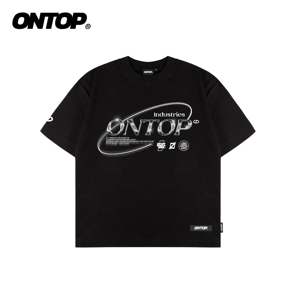 ONTOP เสื้อยืดสีดํา | O23-T2