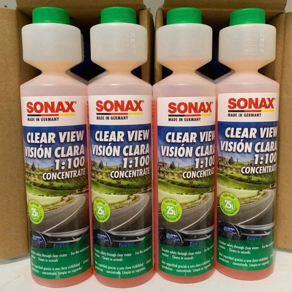Sonax Sonax Sonax Sonax 371141 Clear View 1:100 Concentrate: น้ํายาทําความสะอาดกระจกรถยนต์สูตรเข้มข้