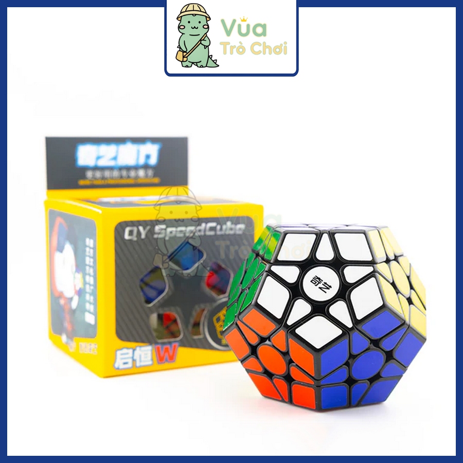 Rubik Megaminx QiYi QiHeng Megaminx Rubic 12 ด้านตัวแปรของเล่นปัญญาสําหรับเด็ก