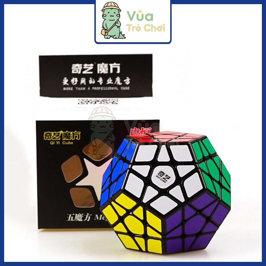 Rubik Megaminx QiYi QiHeng Megaminx Rubic 12 ด้านตัวแปรของเล่นปัญญาสําหรับเด็ก