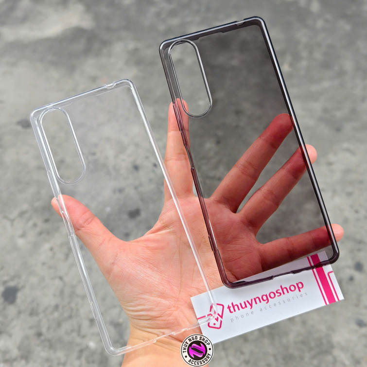 เคสซิลิโคนแบบยืดหยุ่นเป็นพิเศษ (แบบบาง) Sony Xperia 1 Mark II - Xperia 1 III - Xperia 1 IV - Xperia 