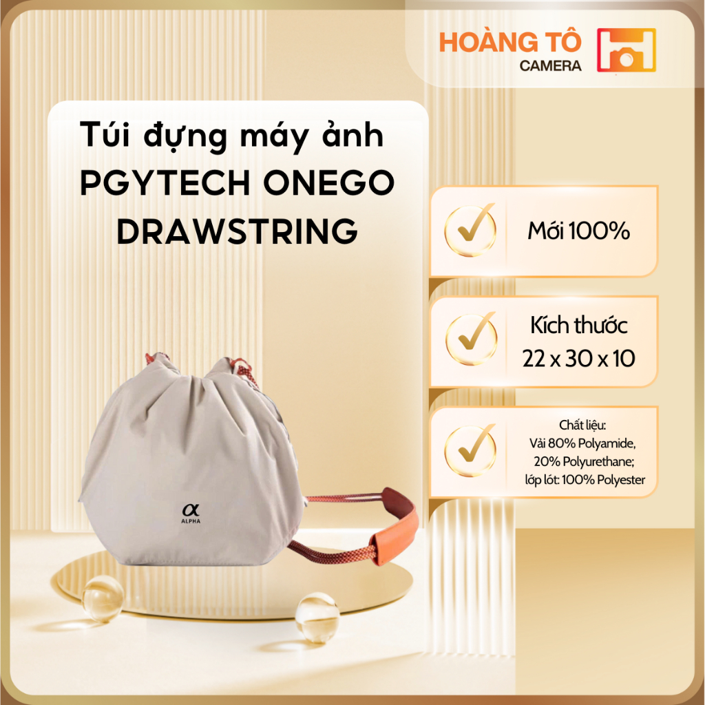 กระเป๋ากล้อง Drawstring Pgytech Onego | ของแท้ใหม่