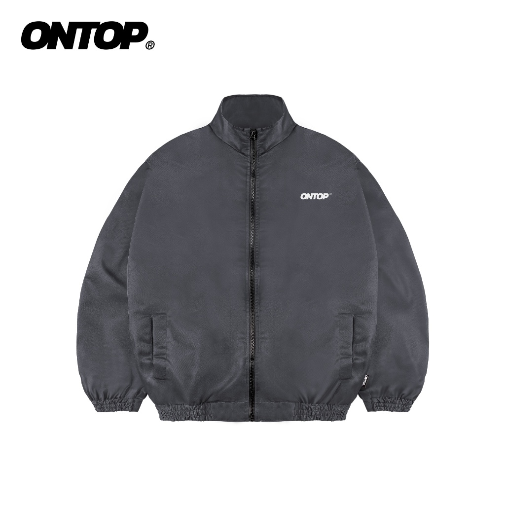 ONTOP เสื้อกันลมสีเทา | โอ24-AK3-X