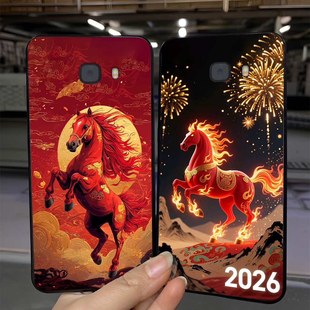 เคสสําหรับ Samsung c9 pro / a9 pro พิมพ์ลายภาพปีมะเมีย 2026