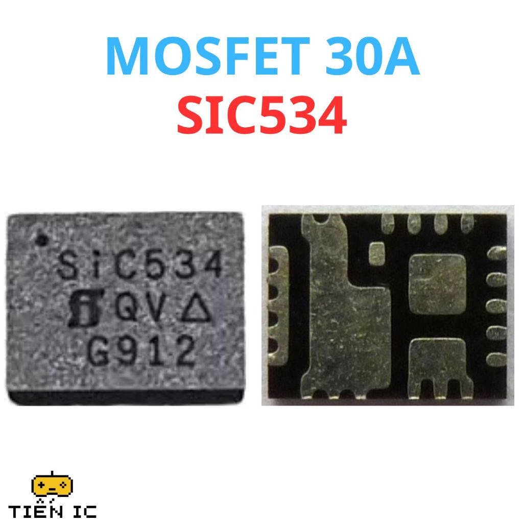 IC SIC534 SIC534CD-T1-GE3 S1C534 534 30A ทดแทนสําหรับแล็ปท็อป - สินค้าใหม่ - TIEN IC