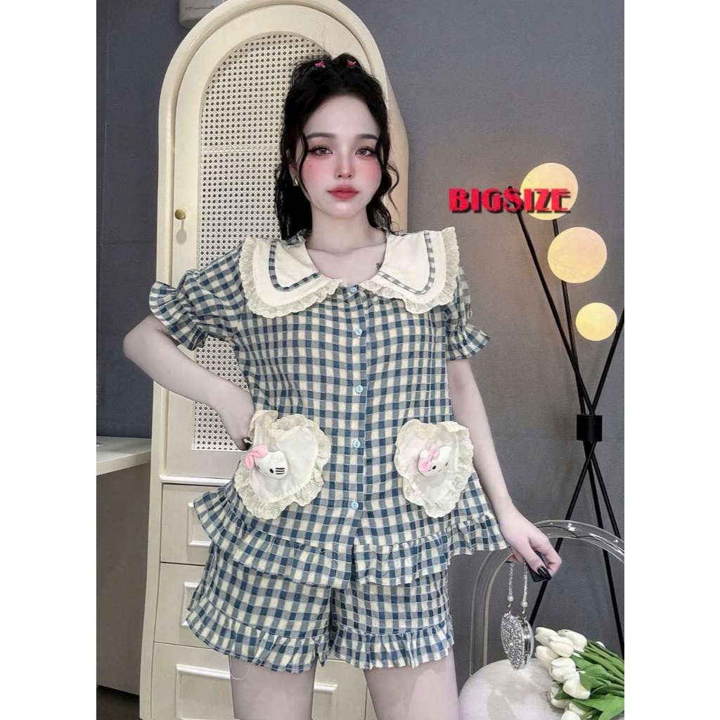 60-80KG PADDY SET, LADYS STRIPED HOMEWEAR 048