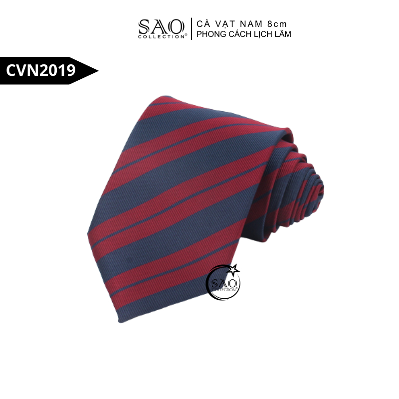 เน็คไทสํานักงานผู้ชาย 8 ซม. – เสื้อกั๊กสํานักงาน/ปาร์ตี้สีแดงบุคลิกภาพเข้าชุด (CVN2019)