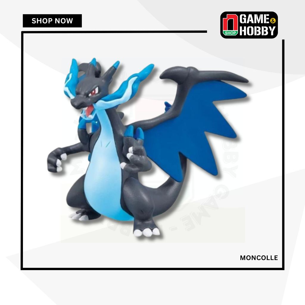 Pokemon Moncolle Mega Charizard X - Mega Lizardon X - สินค้า Takara Tomy ของแท้