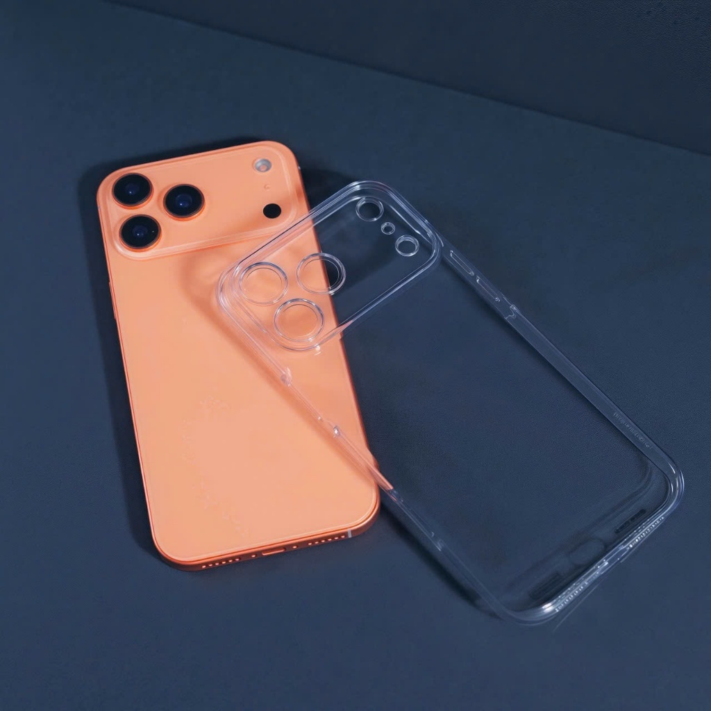 เคส iPhone ยืดหยุ่นโปร่งใส 17promax 6 plus/ 6s plus/ 7 plus/ 8plus/Se/ x/xs max/xr/11 pro max/ 12 13