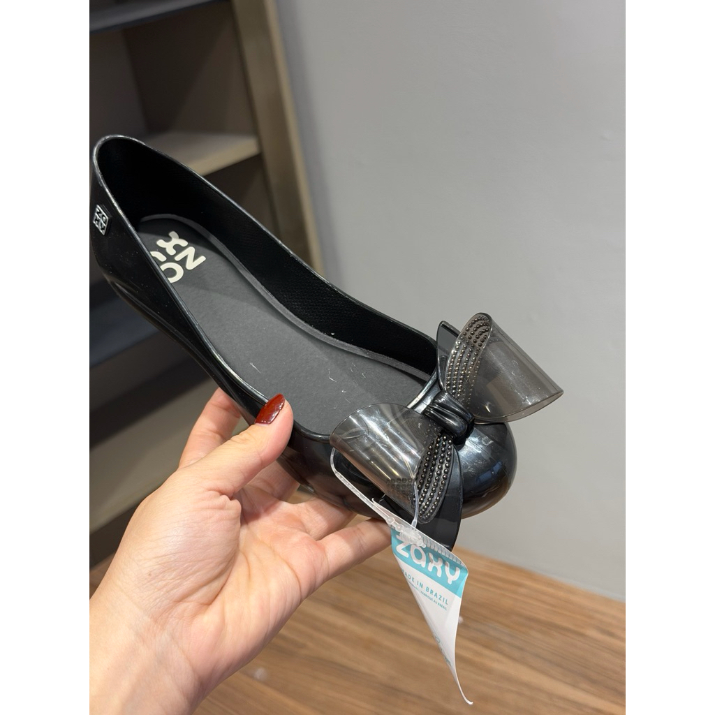 รองเท้าผู้หญิงนุ่มคุณภาพสูงของแท้ Zaxy New Pop icon (BN015 Black)