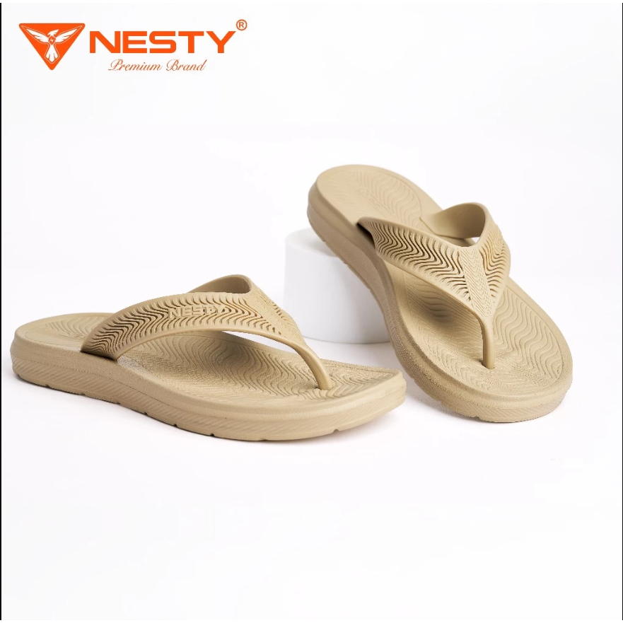 NESTY GENUINE BASIC FLIP-TOE SLIPPERS CODE NE66