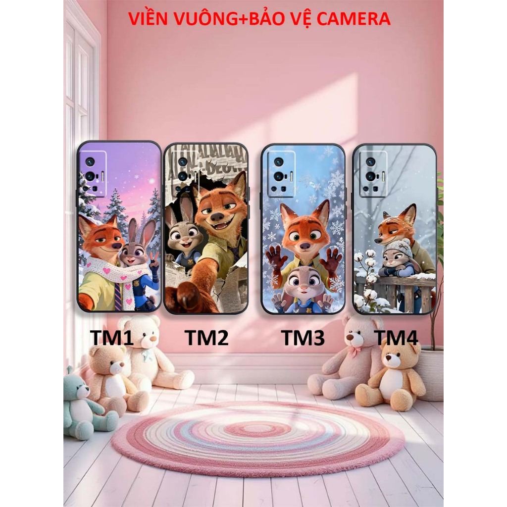 เคส Vivo X20 / X70 / X70 PRO TPU พิมพ์ลาย CUTE ZOOPIA