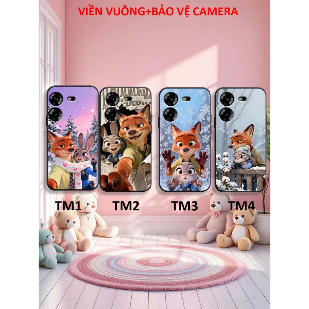 TECNO POVA 5 / POVA 5 PRO เคส TPU พิมพ์ลาย CUTE ZOOPIA