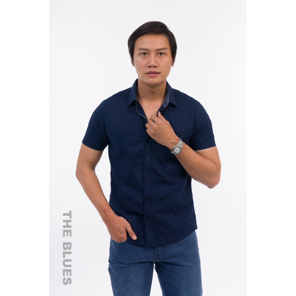 เสื้อเชิ้ตแขนสั้นผู้ชาย - The Blues N59