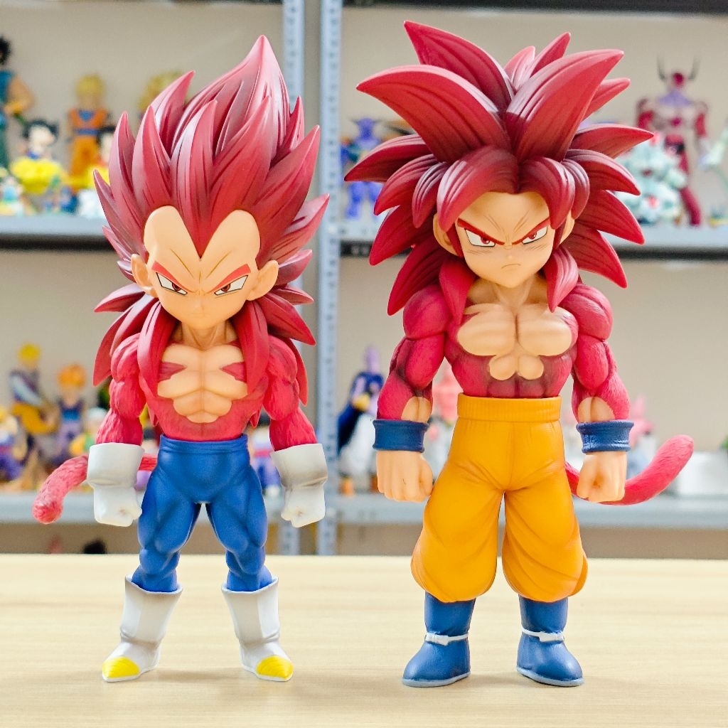 ดราก้อนบอล - Goku & Vegeta ssj4 daima รุ่นสูง 17 ซม.
