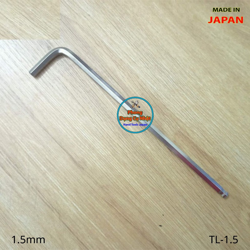 หกเหลี่ยมหัวบอลรูปตัว L แปดญี่ปุ่น TL-1.5, TL-2, TL-2.5, TL-3, TL-4, TL-5, TL-6, TL-8, TL-10