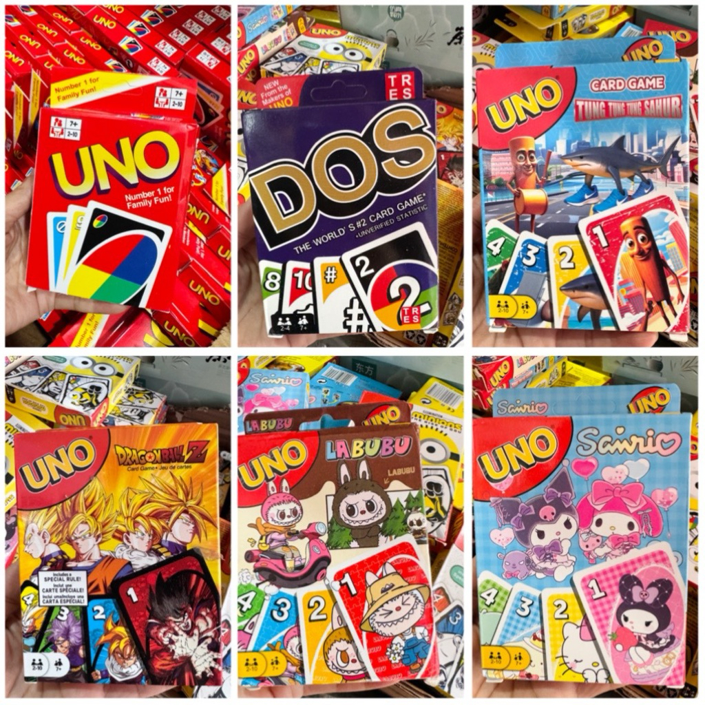 การ์ด Dragon ball uno / การ์ดสมองอิตาลี / ไพ่ uno melody/ เกม uno/ การ์ด minion uno/บางการ์ด UNO