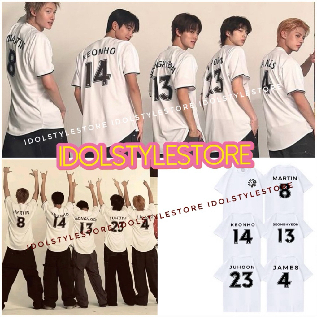 ชื่อเสื้อยืด Cortis Keonho Martin James