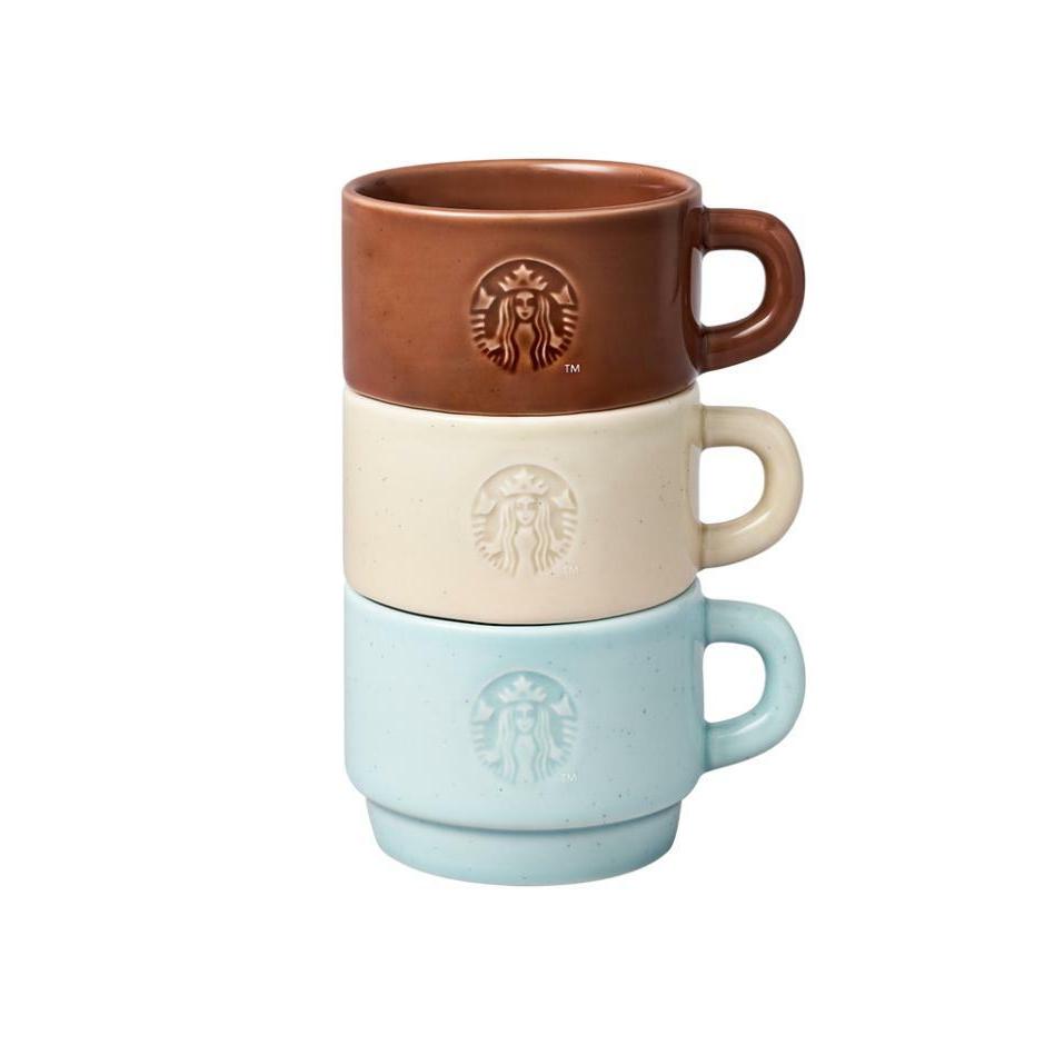 STARBUCKS (c)Stacka Color Mugbowl 260ml 3P