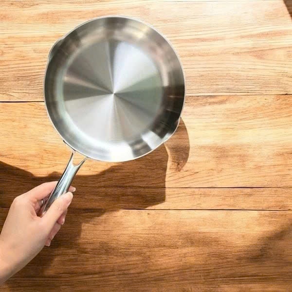 Chockmen กระทะตื้น 20cm - C322 - MODEL T12 - CKM-AL322P20 - สแตนเลสแท้มาตรฐาน