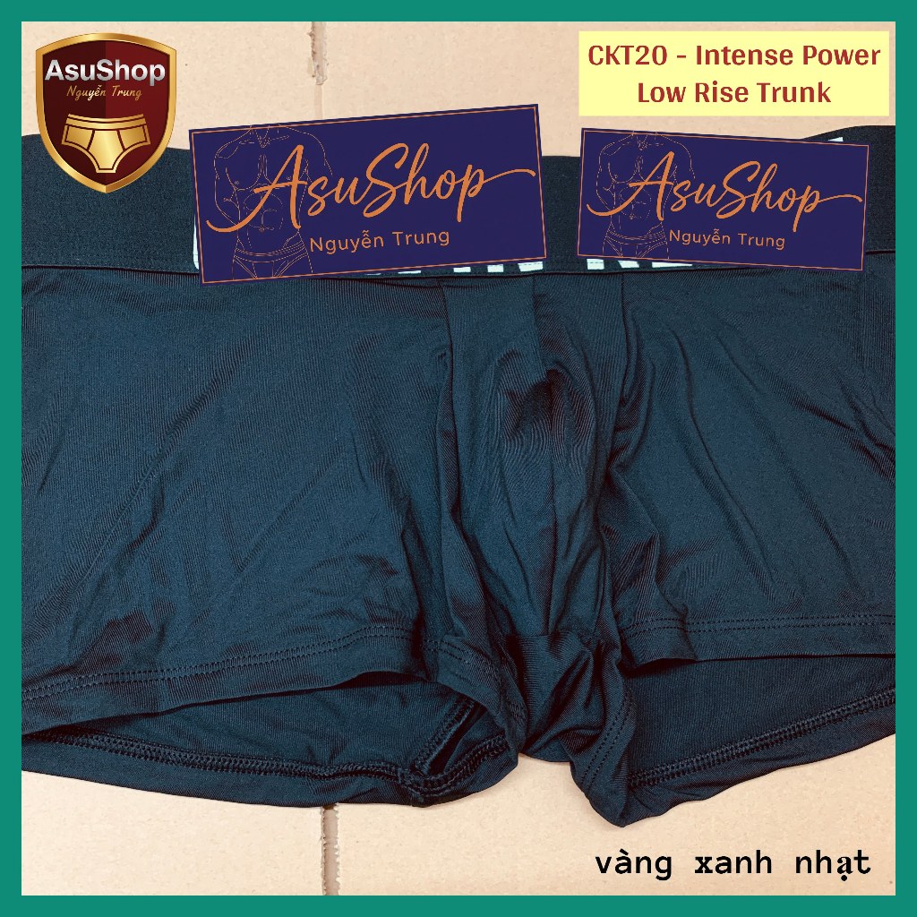 CKT19[2]> S,M ชุดชั้นในชาย Micro Stretch In-tense Po-wer Low Rise trunk / boxer สีเหลืองสีฟ้าอ่อน