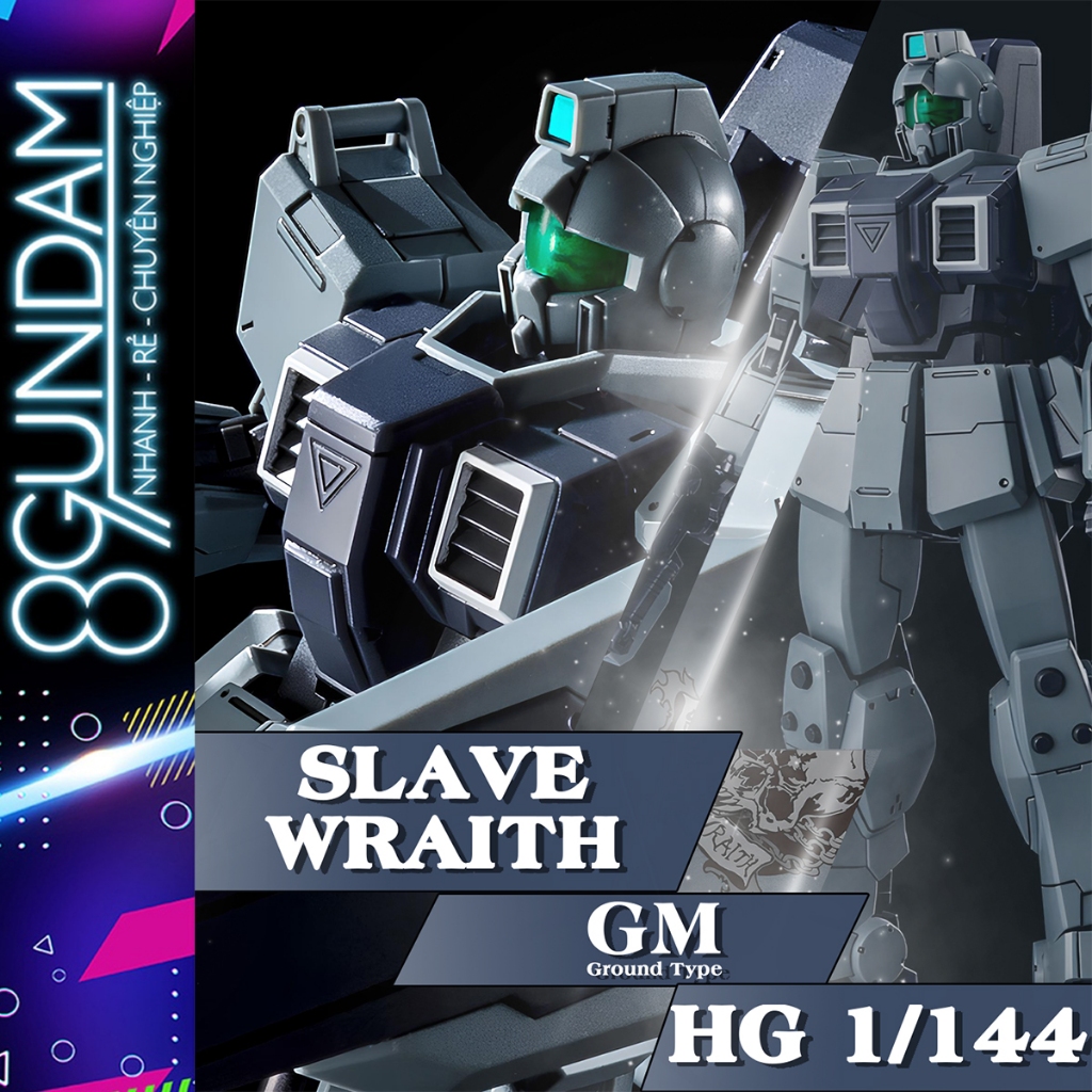 [COMING SOON] HG GM GROUND TYPE Assembly Model - Slave Wraith Team Custom KK [PARACHUE PACK]