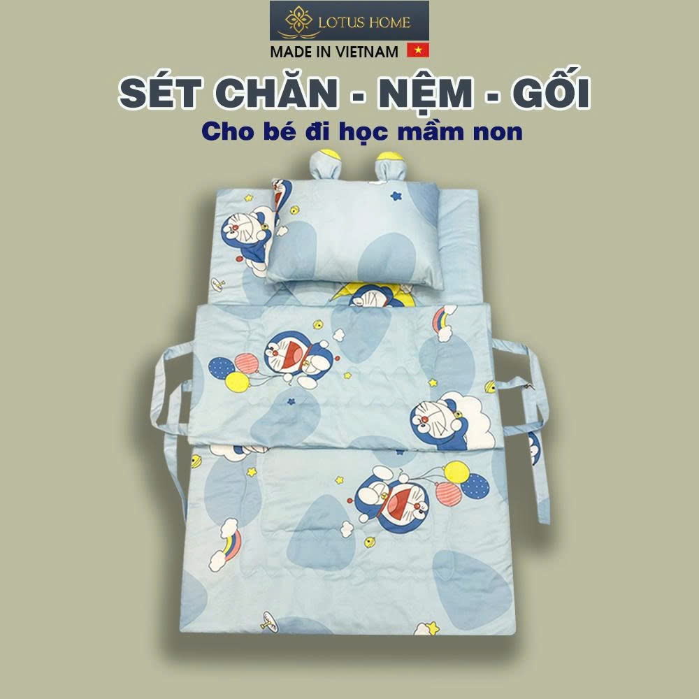 LOTUS HOMES ชุดเครื่องนอนและหมอน Topper สําหรับเด็กไปโรงเรียน ผ้านุ่ม เย็นสบาย ผ้า Tencel Summer Sil
