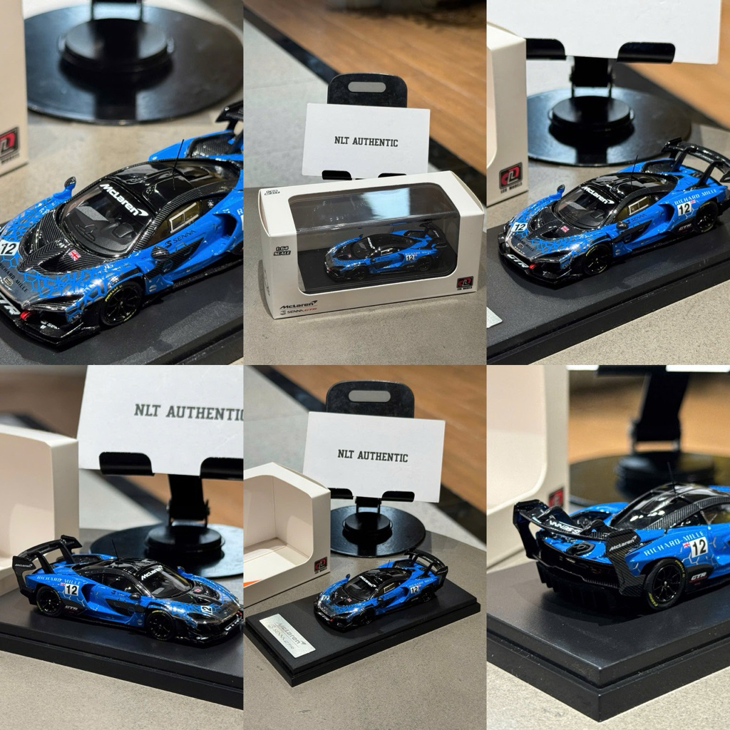 McLaren Senna GTR 1:64 รถ LCD (สีน้ําเงิน)