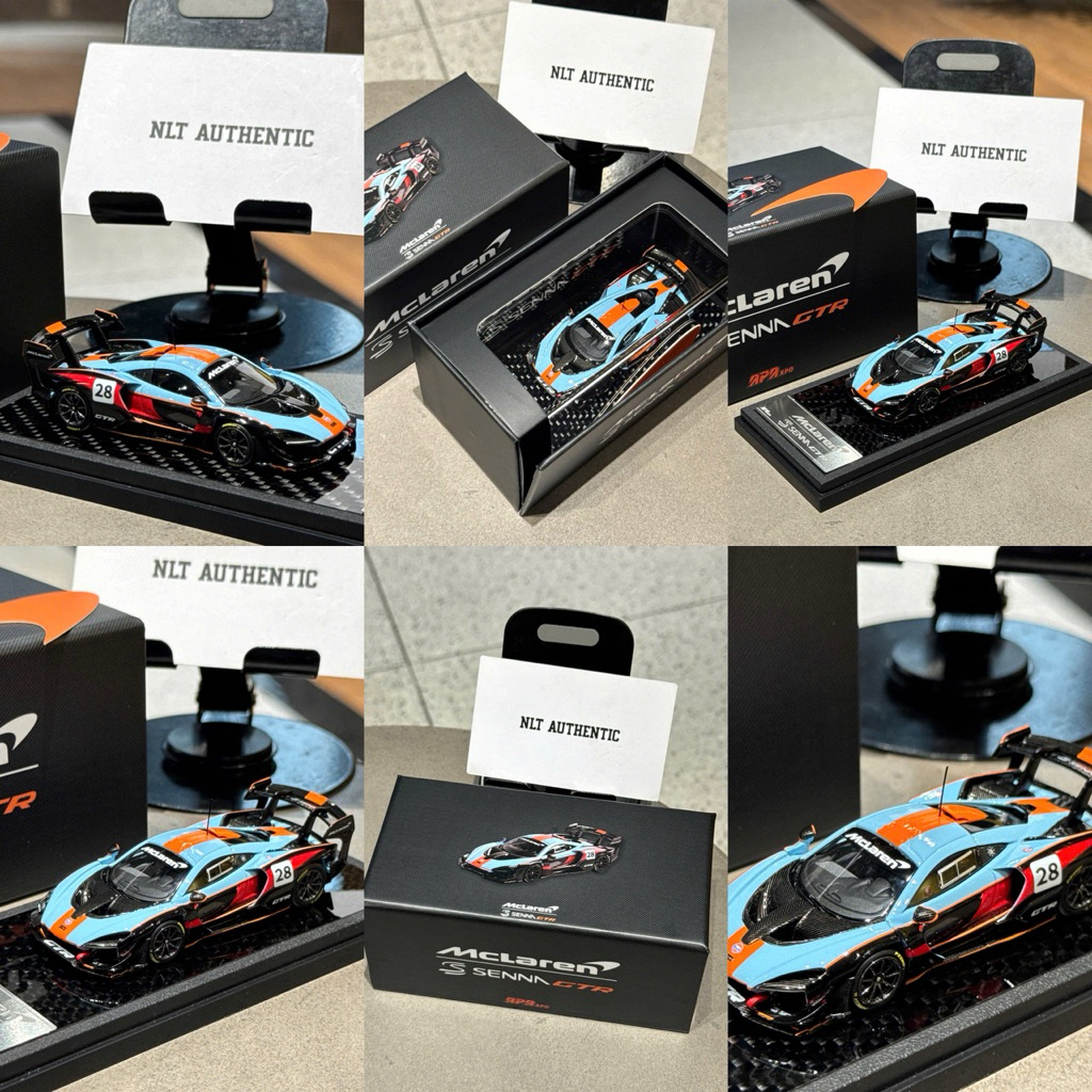 McLaren Senna GTR 1:64 รถ LCD (สี Gulf)