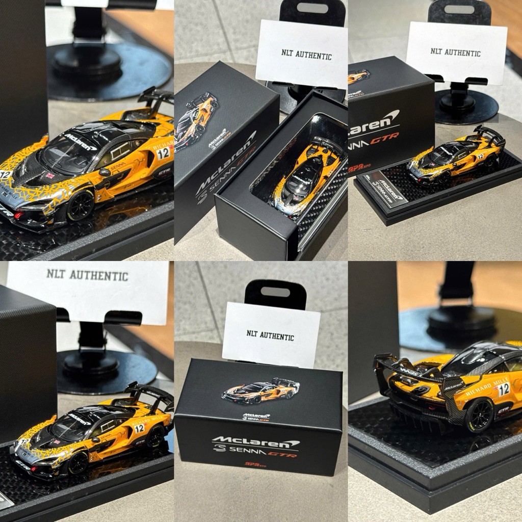 McLaren Senna GTR 1:64 LCD (สีส้ม)