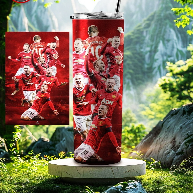 พิมพ์ถ้วยทางเดินคุณภาพสูงพร้อมรุ่น WAYNE ROONEY 1