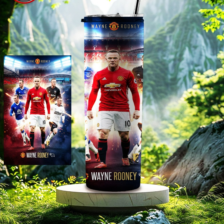 พิมพ์ถ้วยทางเดินคุณภาพสูงพร้อมรุ่น WAYNE ROONEY 4