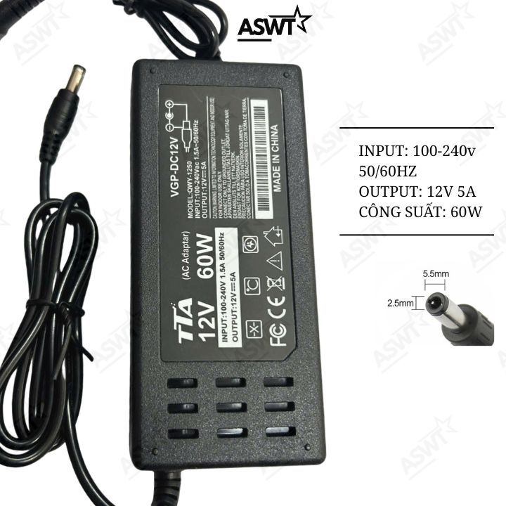 Viewsonic VS18380 VX3219 VX3219 PRO-2 อะแดปเตอร์แปลงไฟจอภาพ 12V 4A / 5A - FULL BELT