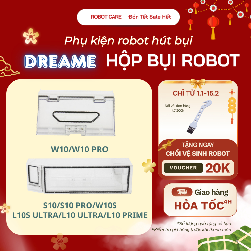 Dreame W10, W10 Pro, S10, S10 Pro, W10S, L10S Ultra, L10 Ultra, L10 Prime, L20 Ultra, X30 Ultra หุ่น