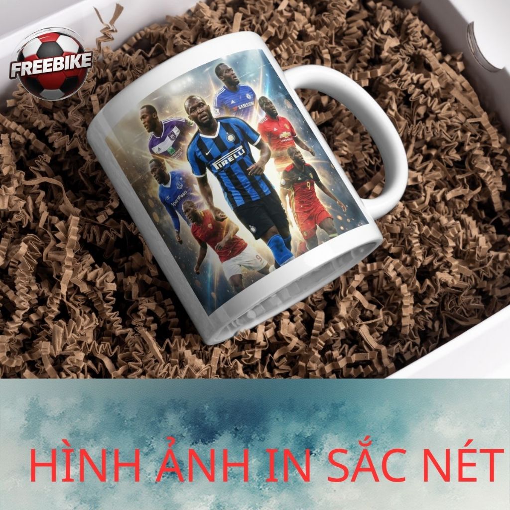 ROMELU LUKAKU ถ้วยเซรามิกพิมพ์ลายคุณภาพสูง