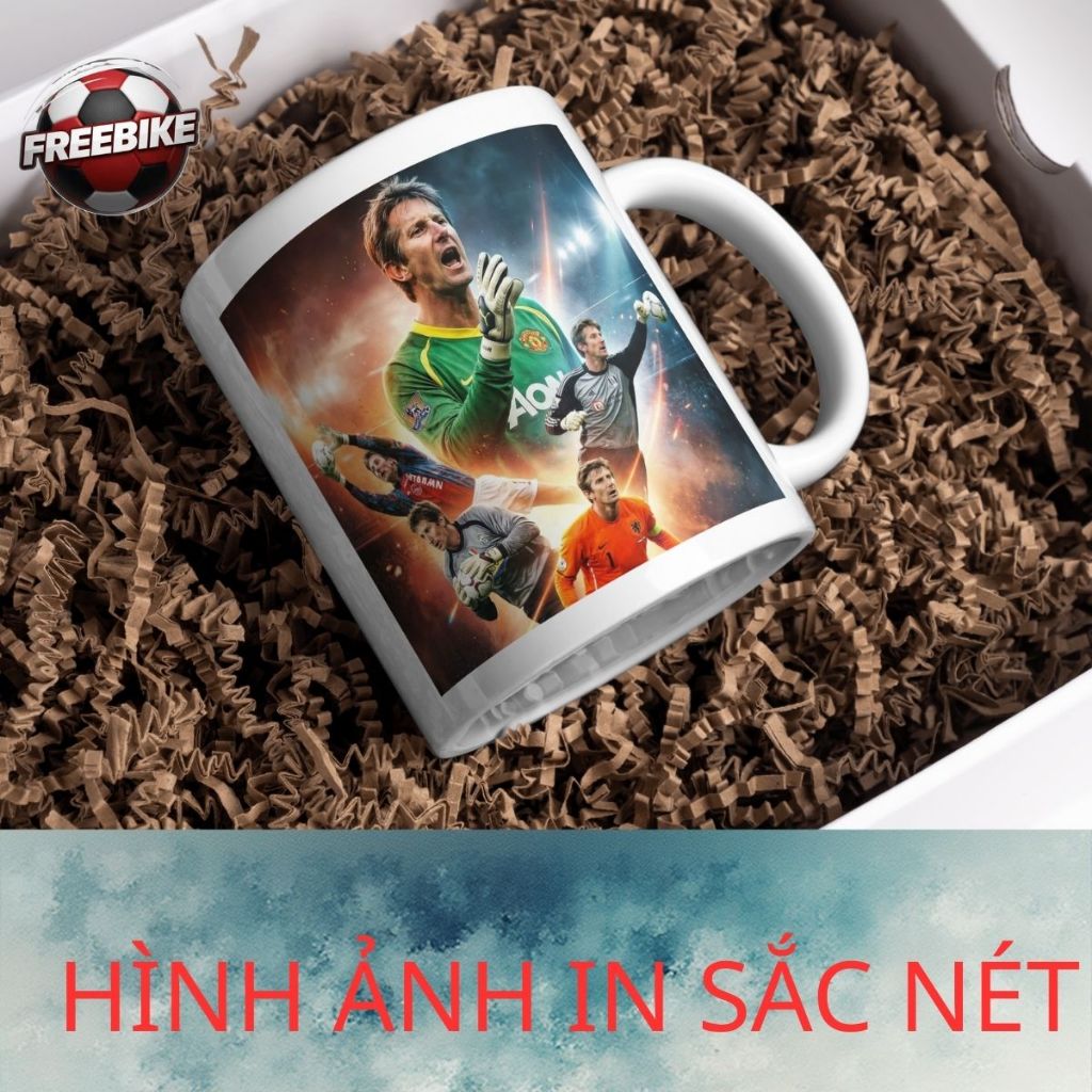 ถ้วยเซรามิกพิมพ์ลายคุณภาพสูงพร้อม EDWIN VAN DER SAR MODEL 2