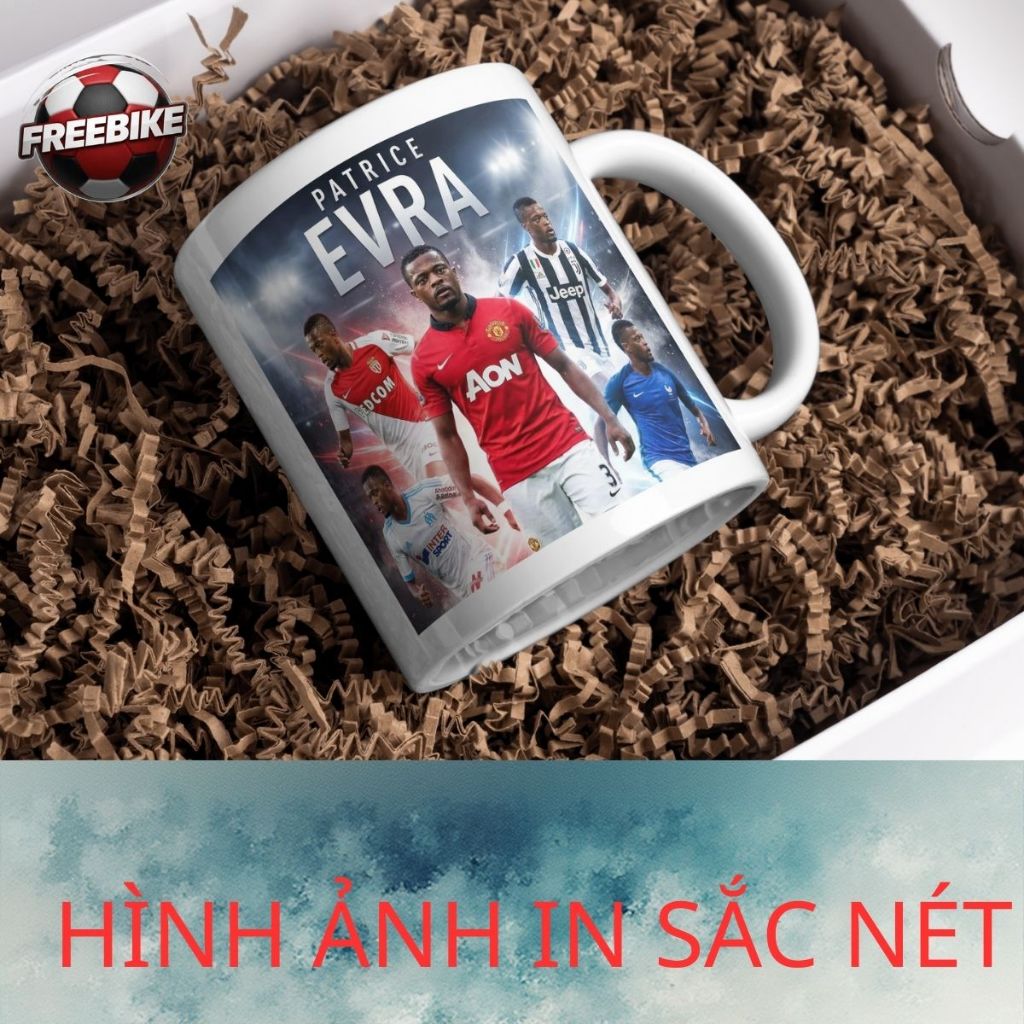 PATRICE EVRA ถ้วยเซรามิกพิมพ์ลายคุณภาพสูง