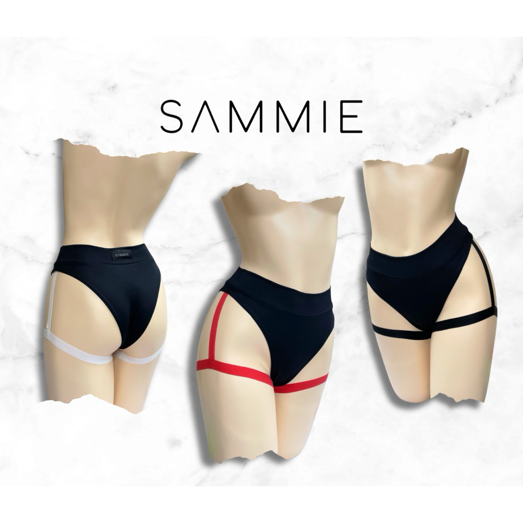 POLE DANCE / Twerk กางเกงกระแทกต้นขายางยืดเกาหลีเอวสั้น