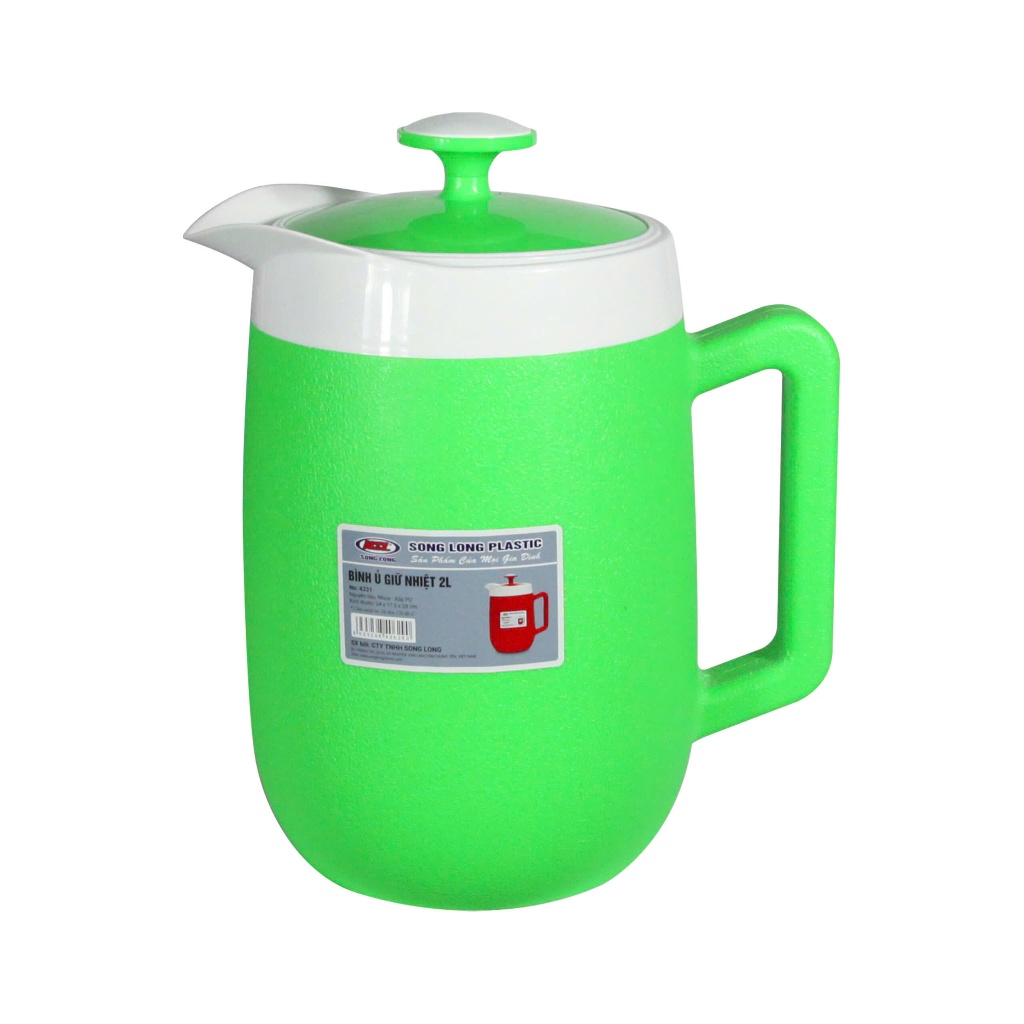 กระติกเก็บความร้อน Song Long ยี่ห้อ 2L 4331 คุณภาพสูง ทนทานและสวยงาม