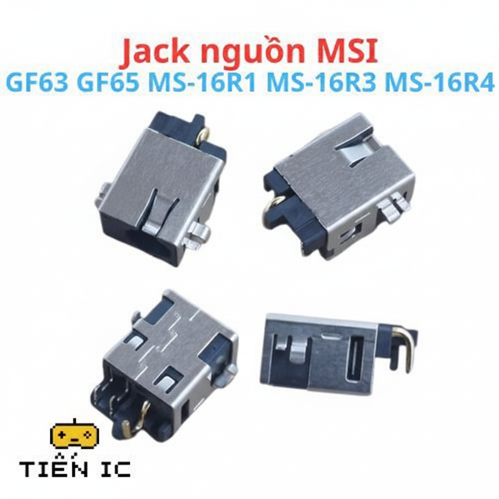 Power Jack MSI GF63 GF65 GF75 MS-16R1 MS-16R3 MS-16R4 & ASUS X402 X402C X502 X502CA - ใหม่เอี่ยม [IC