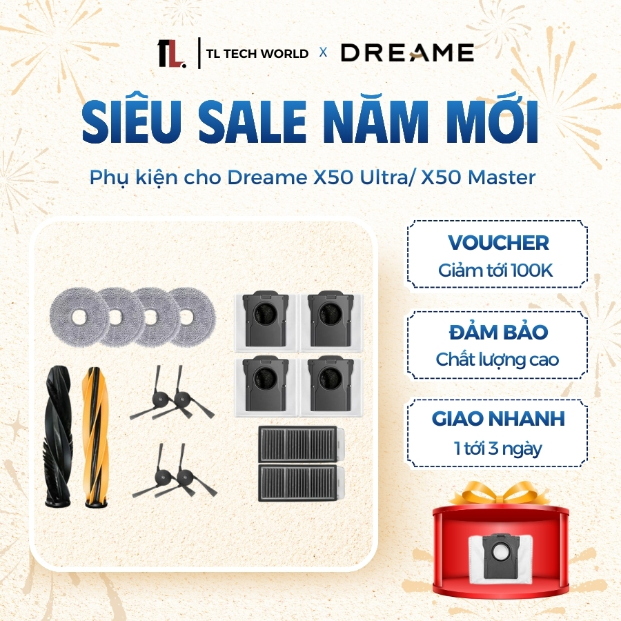 Dreame X50 Ultra/ X50 Master อุปกรณ์เสริมสําหรับหุ่นยนต์ - สินค้าคุณภาพระดับพรีเมียม 100% - TL Tech 
