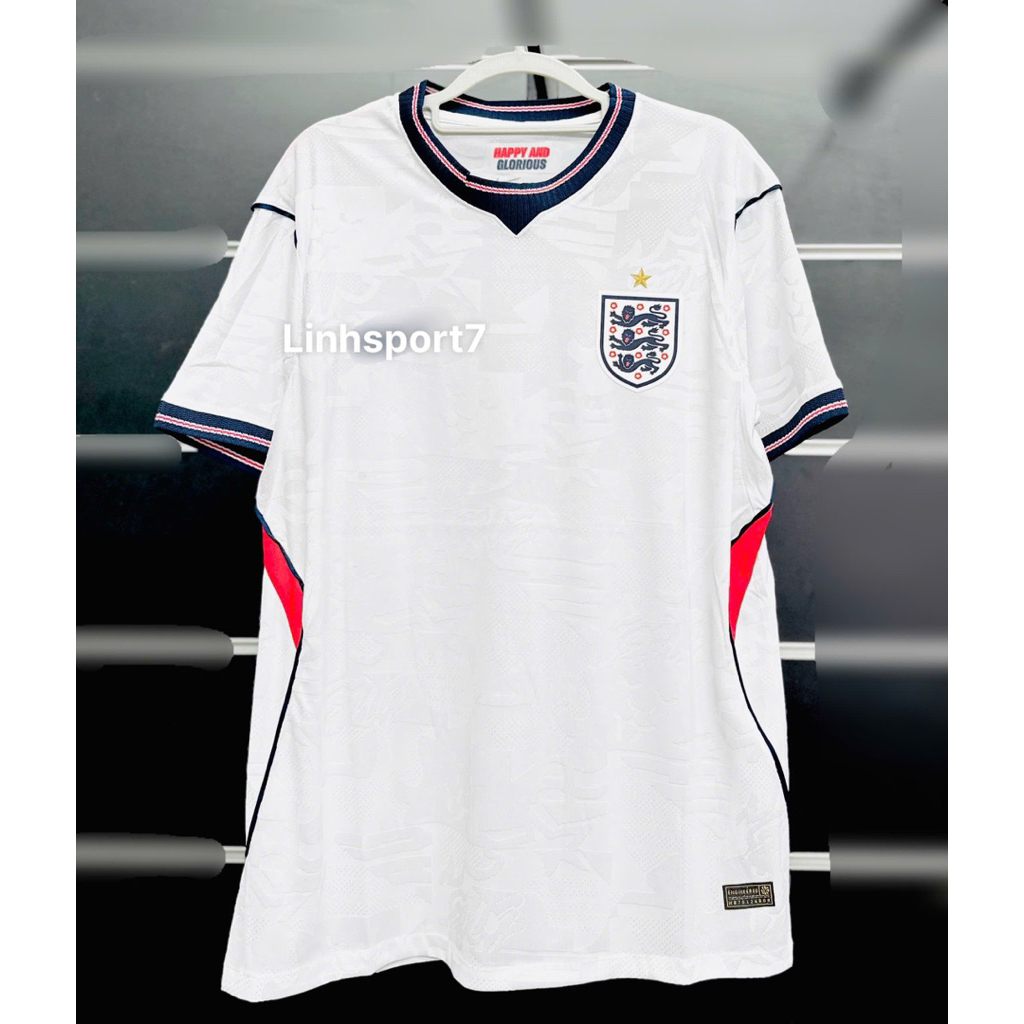 [เสื้อยืด PLAYER] England 2026 - With PU Name and Number Print on Demand