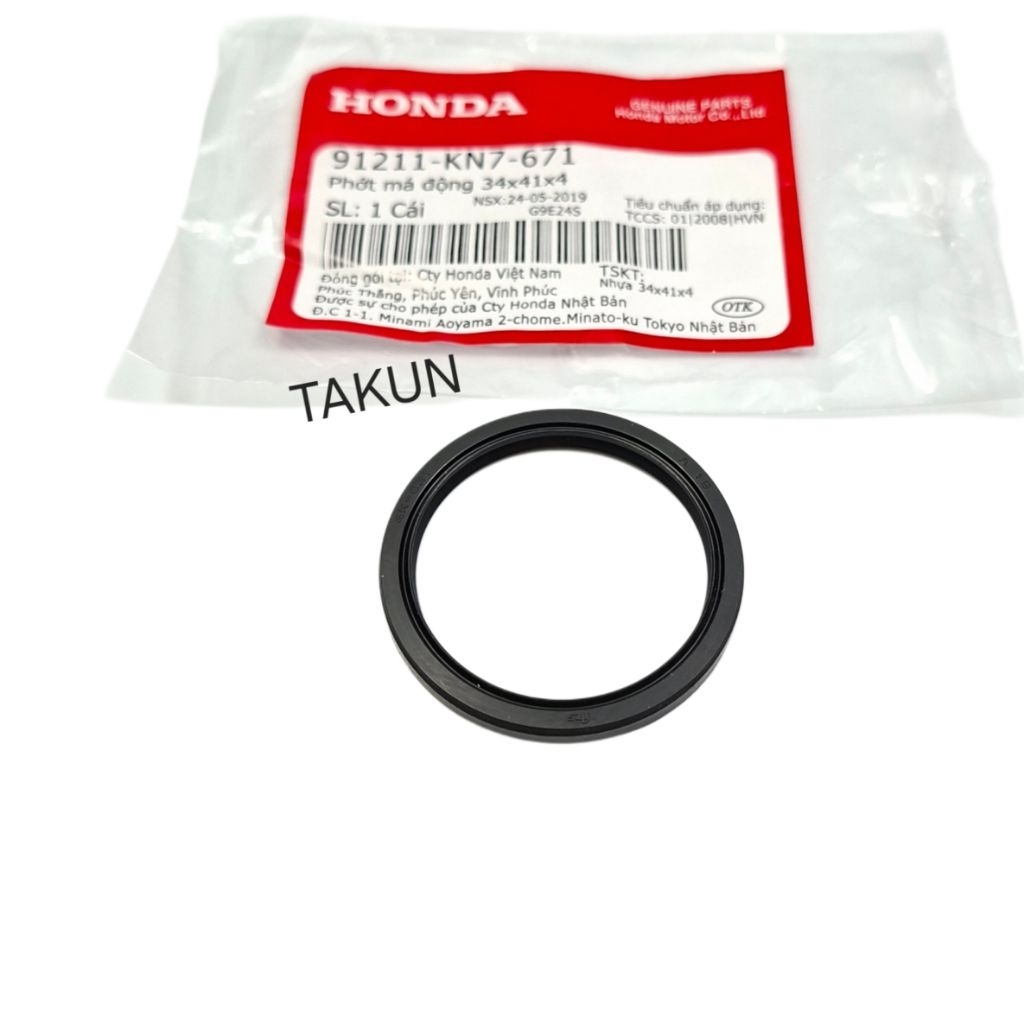 ซีลลูกรอกหม้อคลัตช์หลังและซีล AIR BLADE, VARIO, CLICK, LEAD, PCX 110, 125, 150, 160.... zn 91211-KN7