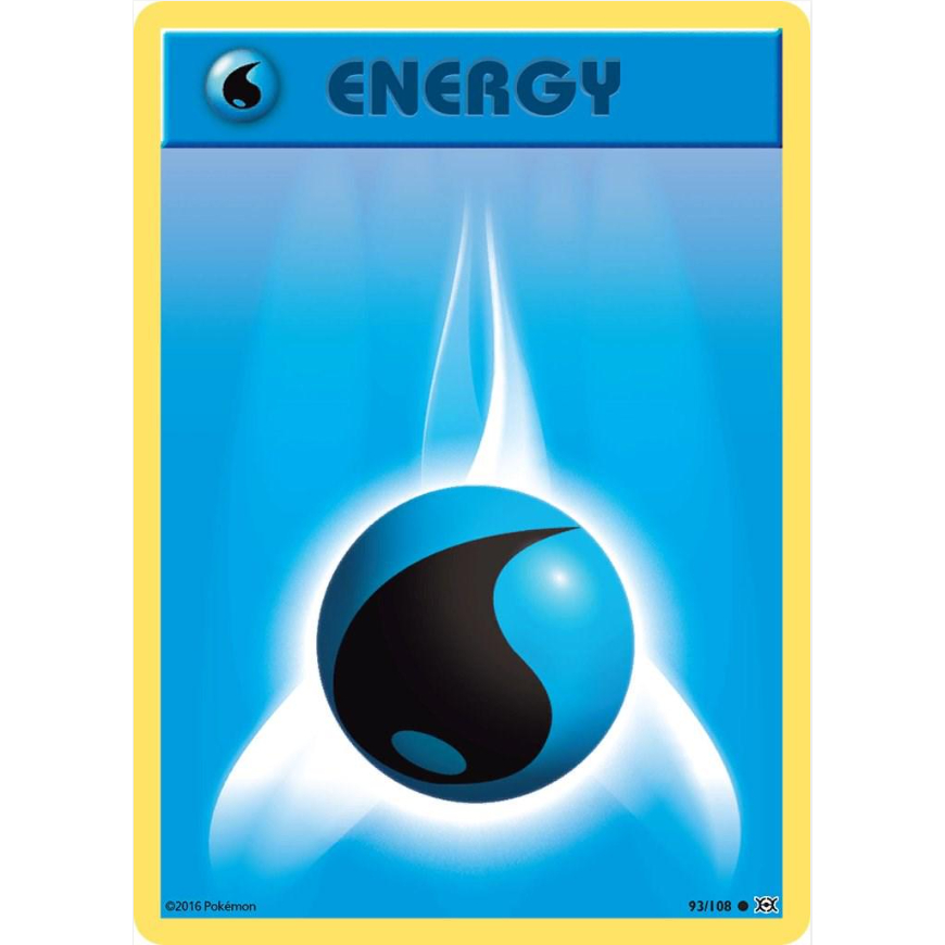 [การ์ดโปเกมอน TCG] Water Energy - 93/108 - ทั่วไป